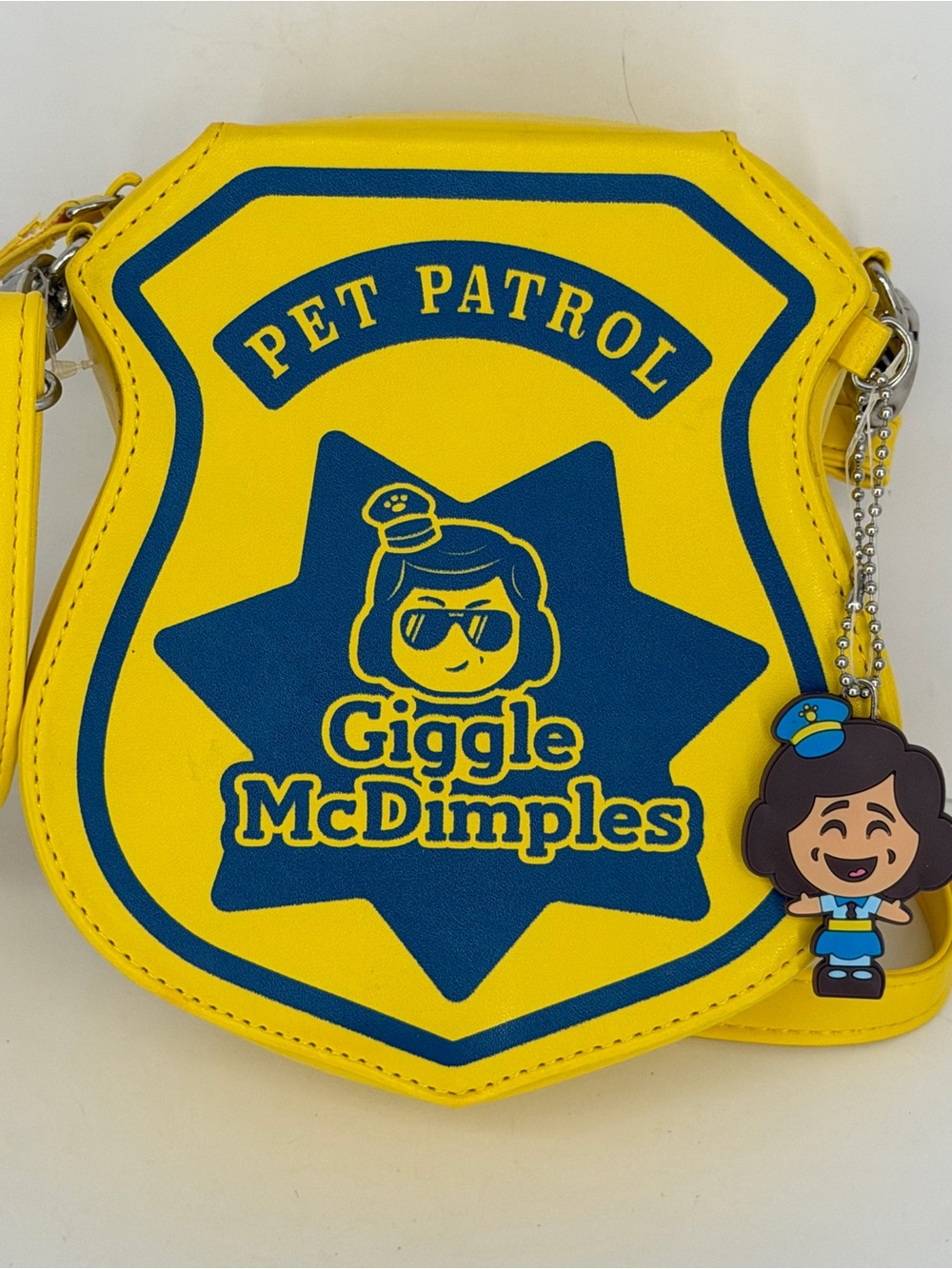 Disney Pixar Toy Story 4 Giggle McDimple Badge Crossbody Bag Charm Trip